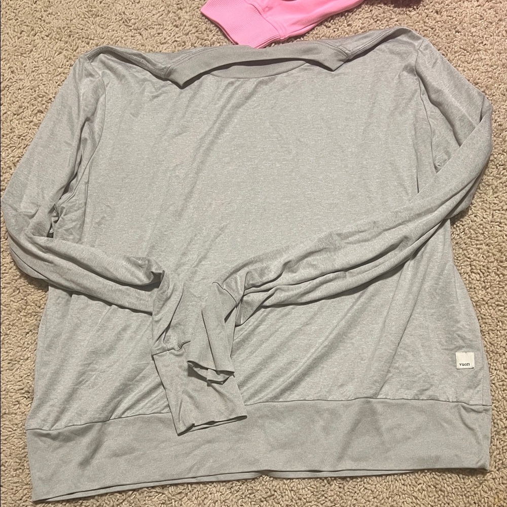 Vuori Halo Long Sleeve Shirt - Gray